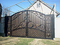 Кованые ворота для дома и дачи