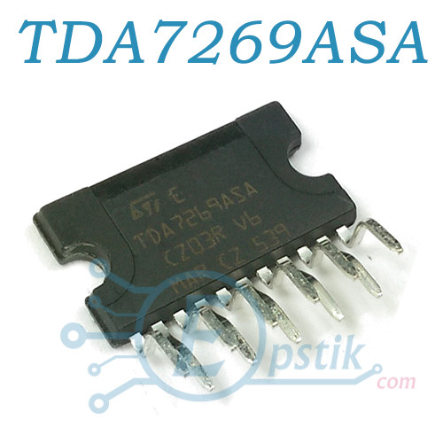 TDA7269SA, Двоканальний стерео підсилювач класу AB, 14Вт, Clipwatt11