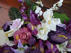 Квіткова гірлянда арочна (бузковий)