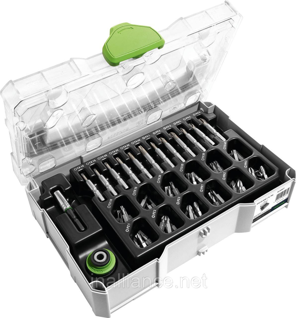 Комплект біт і опорядження в систейнері T-LOC SYS-CE MINI 1 TL TRA Festool 203817