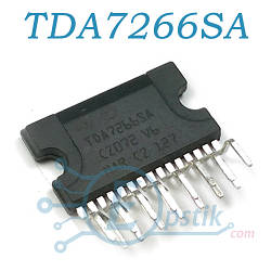 TDA7266SA двоканальний стереопідсилювач 7Вт Clipwatt15