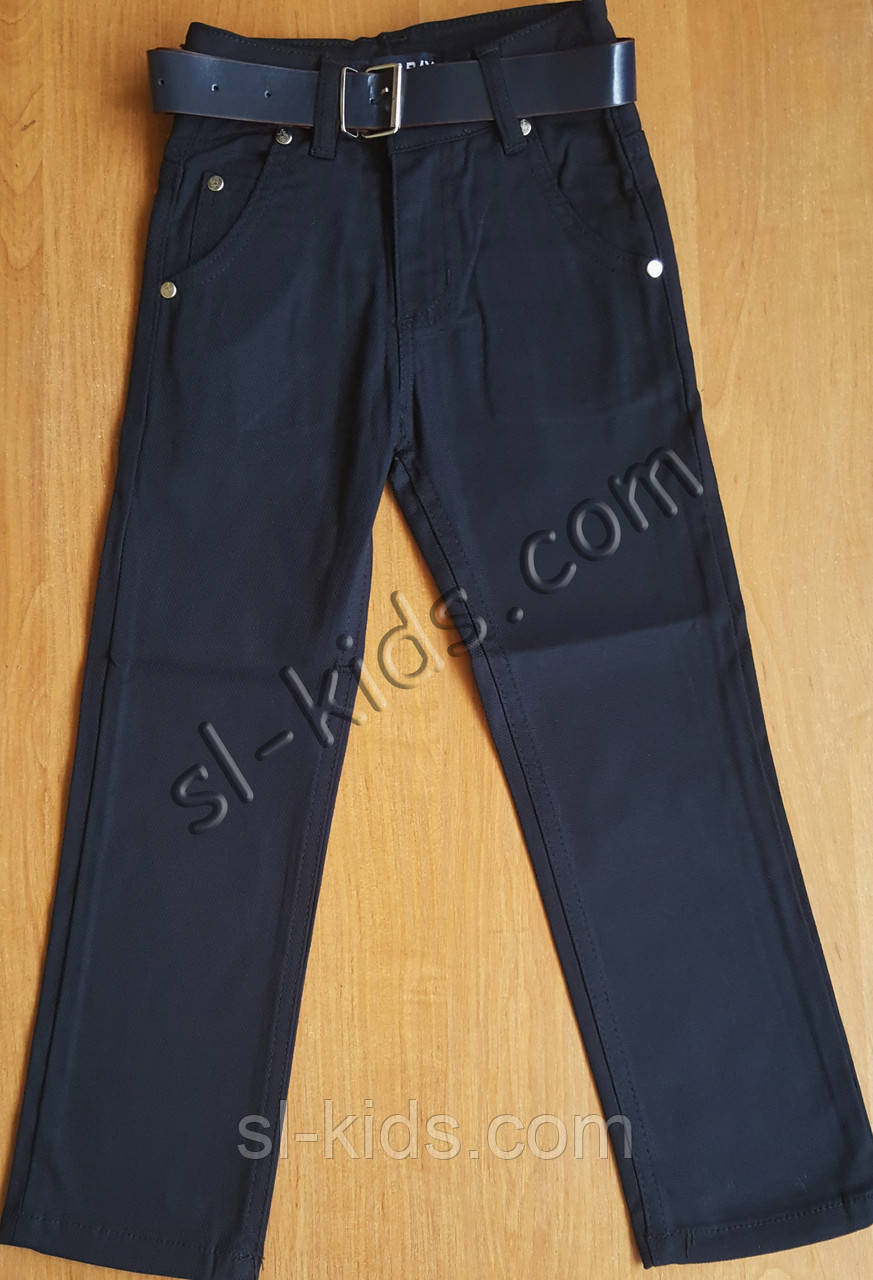 Штани,джинси для хлопчика 11-15 років(роздр)(темно сині) пр. Туреччина, фото 1