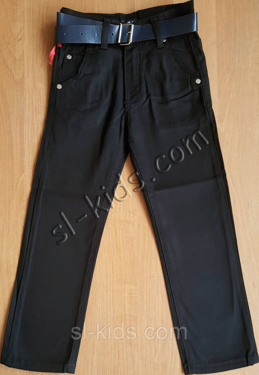 Штани,джинси для хлопчика 11-15 років(роздр)(чорні) пр. Туреччина, фото 1