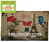 Одинарний килимок з 3D печаткою "Дельфіни" в ванну 90х60 див., фото 5