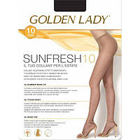 Женские колготки GOLDEN LADY SUNFRESH 10 3 nubia, gobi; черный; nubia; thar