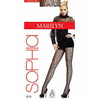 Колготы женские MARILYN SOPHIA 815, 80ден, хлопок, Польша 1/2 черный