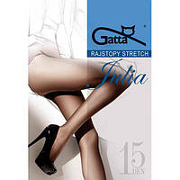 Колготы женские GATTA JULIA 1-5, 15 ден 2; 3; 4, 4 inka, antilope; бежевый; бронзовый; daino; fumo; glace; золотой; графит; мокка; черный; оливковый; visone; bianco; кофейный; castoro; claro; dune; grigio; inka; lyon; натуральный; nocciola; panna; перлов