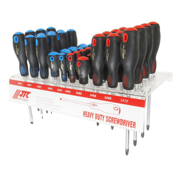 Набір викруток силових 44 од. (стенд) JTC 3470S, фото 1