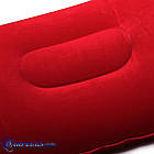 Дорожня надувна подушка прямокутної форми Silenta, red, фото 5