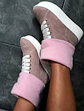 Зимові жіночі кеди з довязом Кеди l'aria Powder Suede W ТМ Bona Mente, фото 4