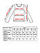 Дизайнерське в'язана жіноча сукня - туніка з орнаментом, машинної в'язки, фото 4