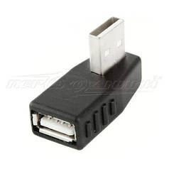 Перехідник OTG USB 2.0 AF — AM, кутовий