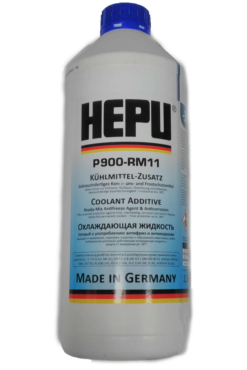 Антифриз-концентрат HEPU (синій), 1.5 л