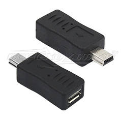 Перехідник USB 2.0 AF micro - mini AM