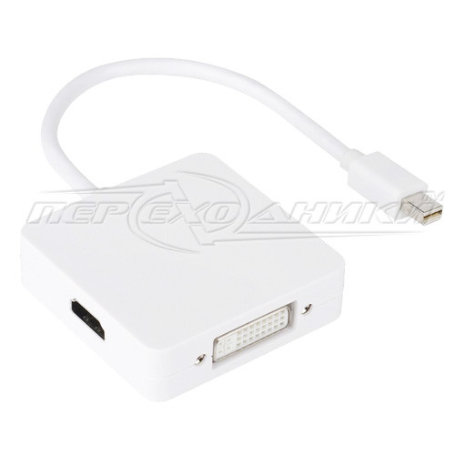 Адаптер Mini DisplayPort (Thunderbolt) to HDMI + DVI + Display Port - фото 1 - id-p29217068