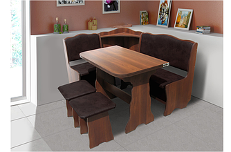 Комплект Симфонія (Стіл + Кух. Куток + 2 Табуретки)