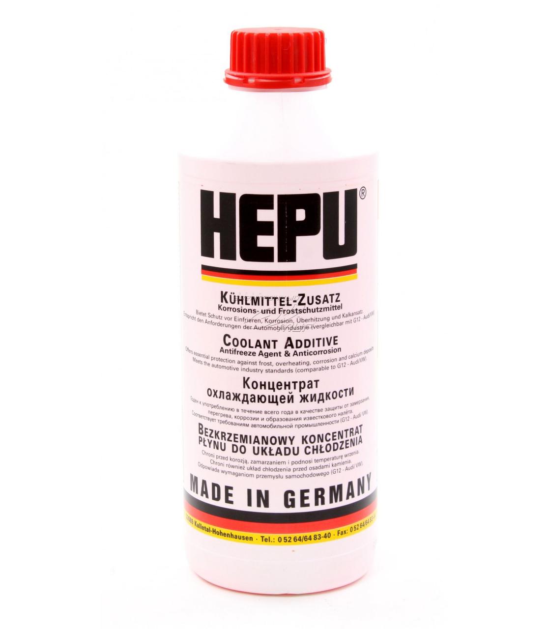 Антифриз-концентрат HEPU -80 °C червоний 1.5 л