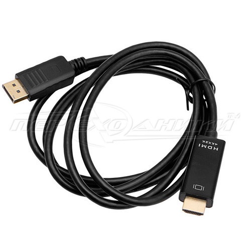 Кабель DisplayPort to HDMI , 1.8 м - фото 1 - id-p29212835