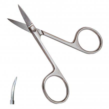 Ножиці вертикально зігнуті загострені по Stevens. Довжина 10 см, фото 1