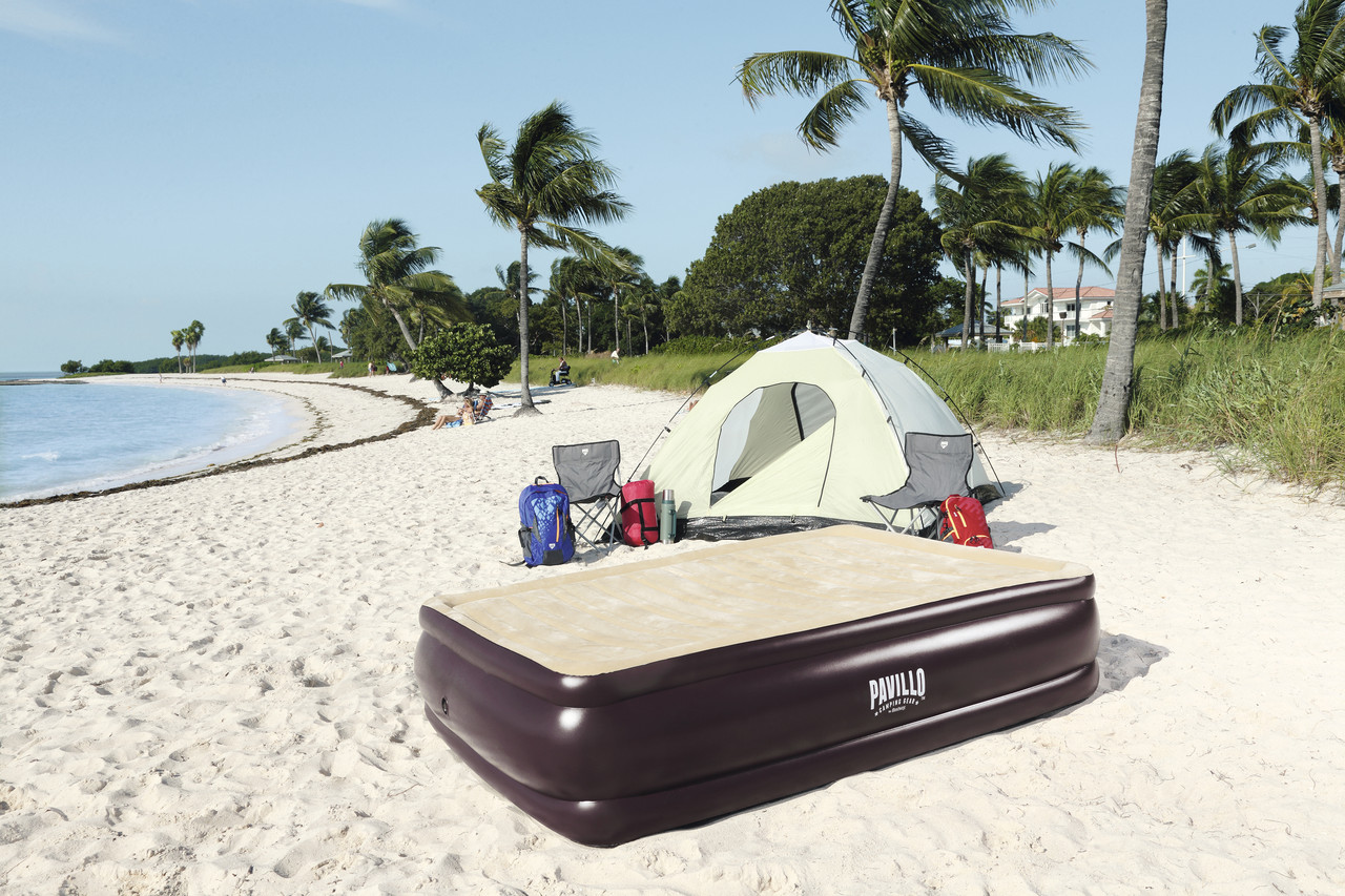 Bestway 67597 надувна ліжко Cornerstone Airbed 203х152х43см