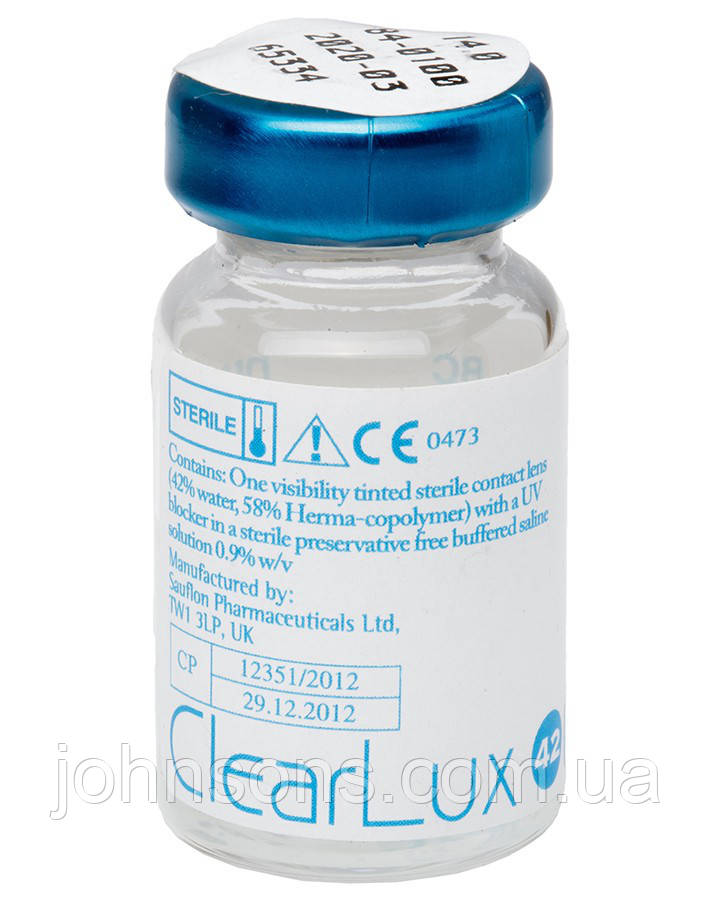 Контактні лінзи Sauflon ClearLux 42 UV - 1 флакон, фото 1