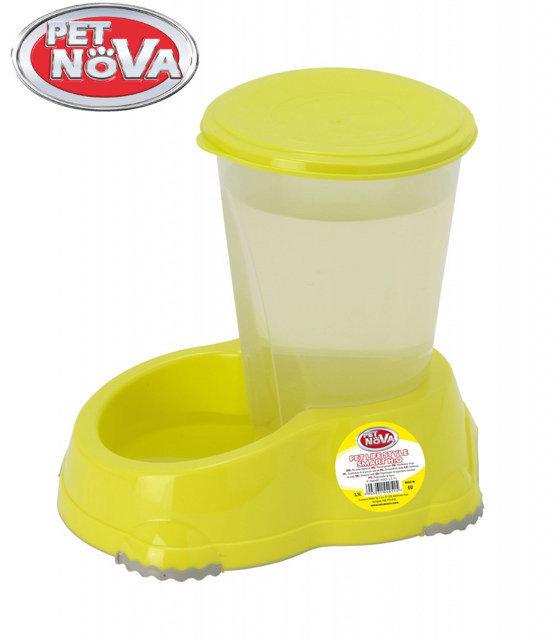 Автоматична напувалка для собак Pet Nova 3 л Жовта, фото 1