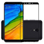 Захисне скло на xiaomi redmi 5 чорне повне покриття