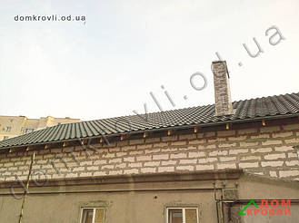 Монтаж модульной металлочерепицы Z-lock Rocua