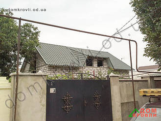 Монтаж модульной металлочерепицы Z-lock Rocua