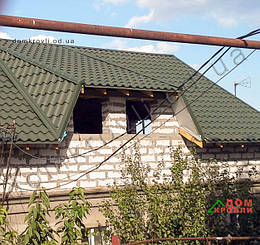 Монтаж модульной металлочерепицы Z-lock Rocua