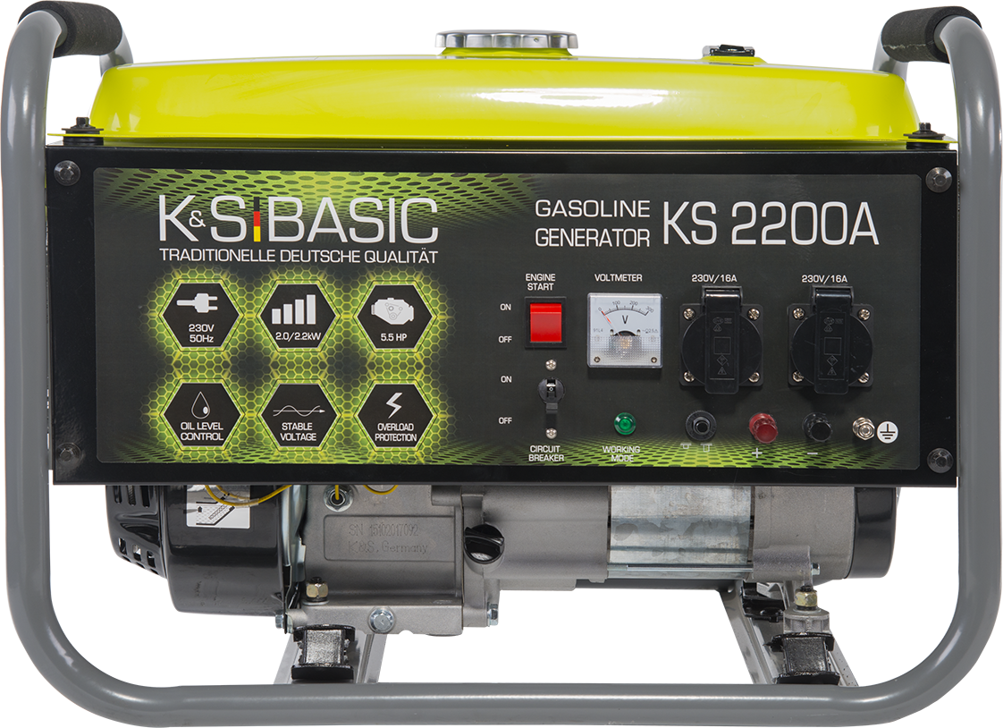 Генератор бензиновий K&S Basic KS 2200A (2,2 кВт)