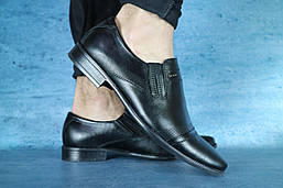 Чоловічі класичні туфлі Karat (чорні), ТОП-репліка