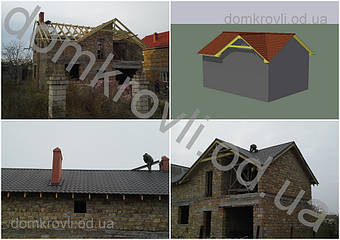 Монтаж металлочерепицы Валенсия