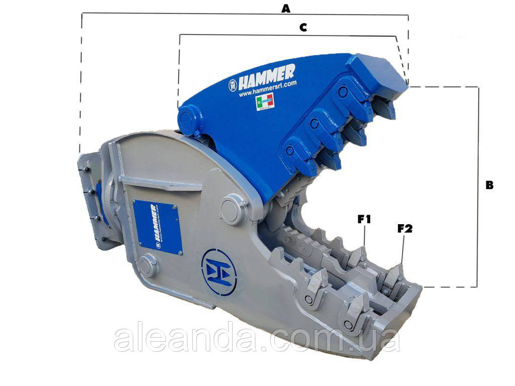 Гідравлічна дробарка Hammer RH25