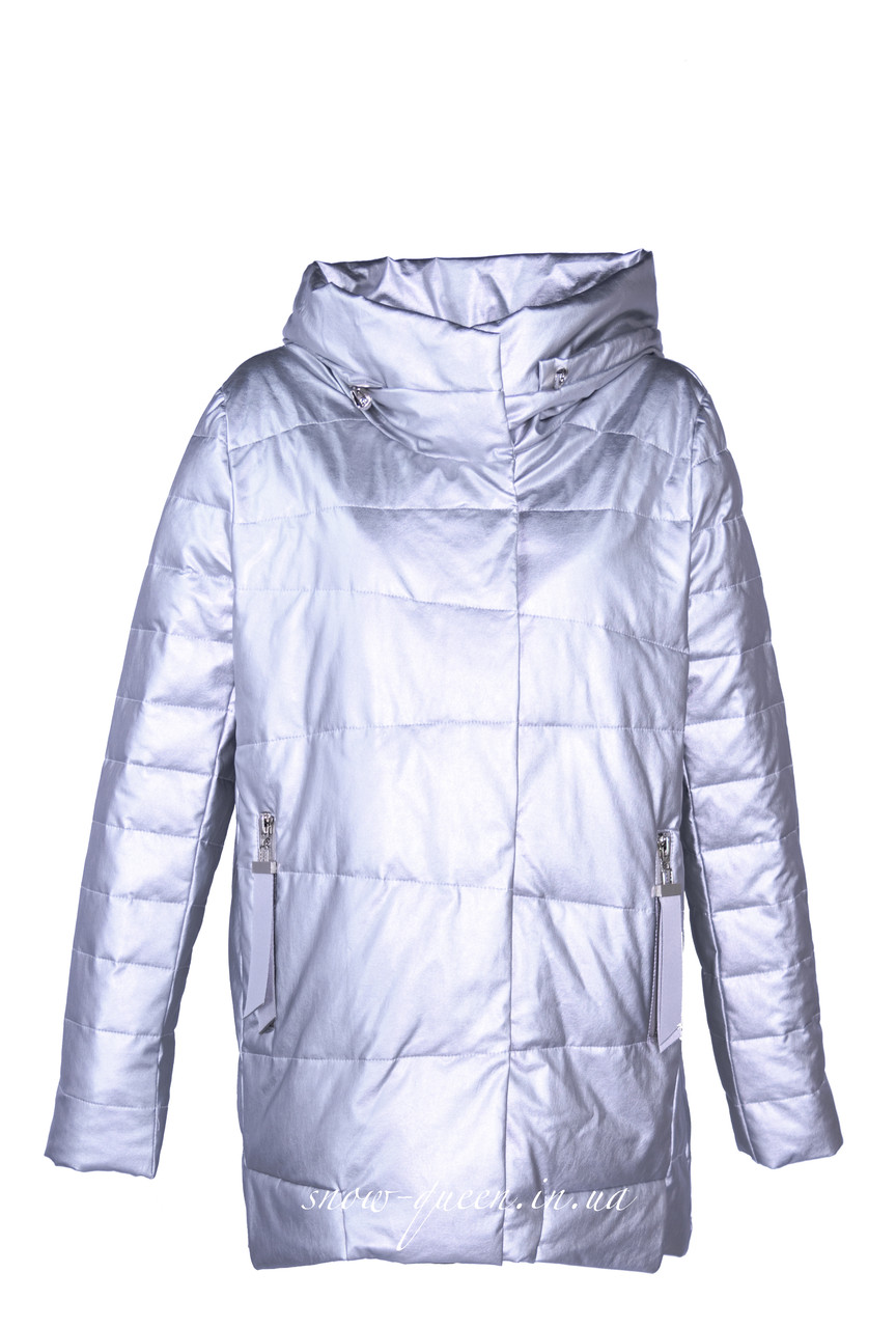 Жіноча вітровка Zilanliya з капюшоном батальні розміри, фото 1