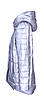 Жіноча вітровка Zilanliya з капюшоном батальні розміри, фото 3