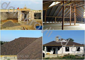 Монтаж битумной черепицы IKO Cambridge 