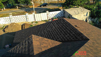 Монтаж битумной черепицы IKO Cambridge 