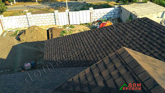 Монтаж битумной черепицы IKO Cambridge 