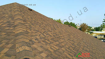 Монтаж битумной черепицы IKO Cambridge 