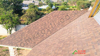 Монтаж битумной черепицы IKO Cambridge 