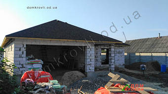 Монтаж битумной черепицы IKO Cambridge 