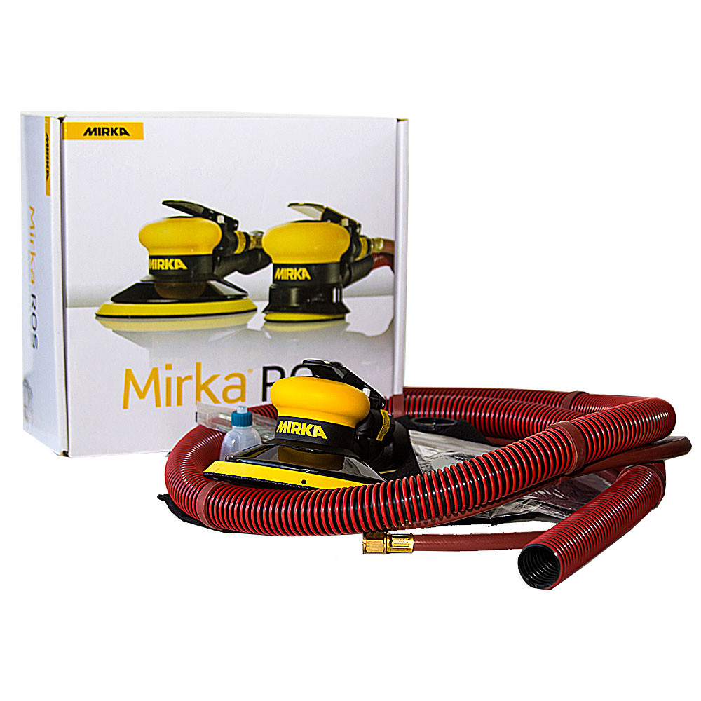 Пневматична шліфувальна машинка 150мм 5мм з мішком Mirka ROS 650DB (8993200111)