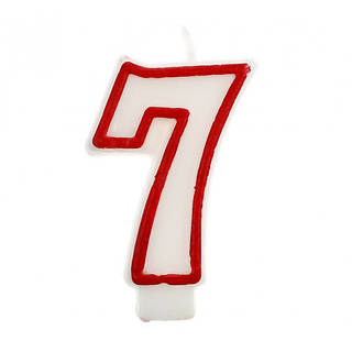 Свеча цифра "7"