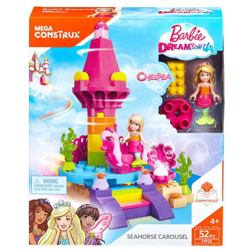 Конструктор Мега Барбі Русалонька на гойдалці Mega Construx Barbie Dreamtopia на 52 деталі, фото 1