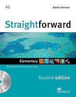 Straightforward Second Edition Elementary Workbook with key and Audio-CD (Рабочая тетрадь)