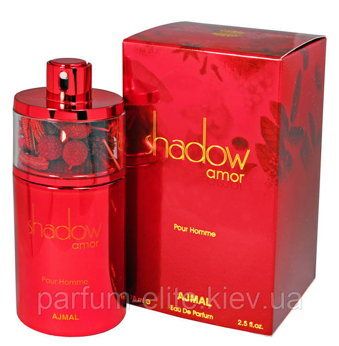 Чоловіча парфумована вода з феромонами Ajmal Shadow Amor Pour Homme 75ml