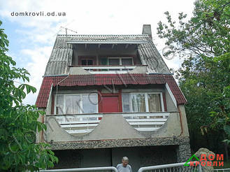 Монтаж металлочерепицы Valensia. 