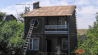 Монтаж металлочерепицы Valensia. 