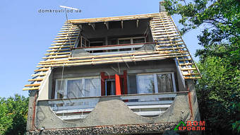 Монтаж металлочерепицы Valensia. 